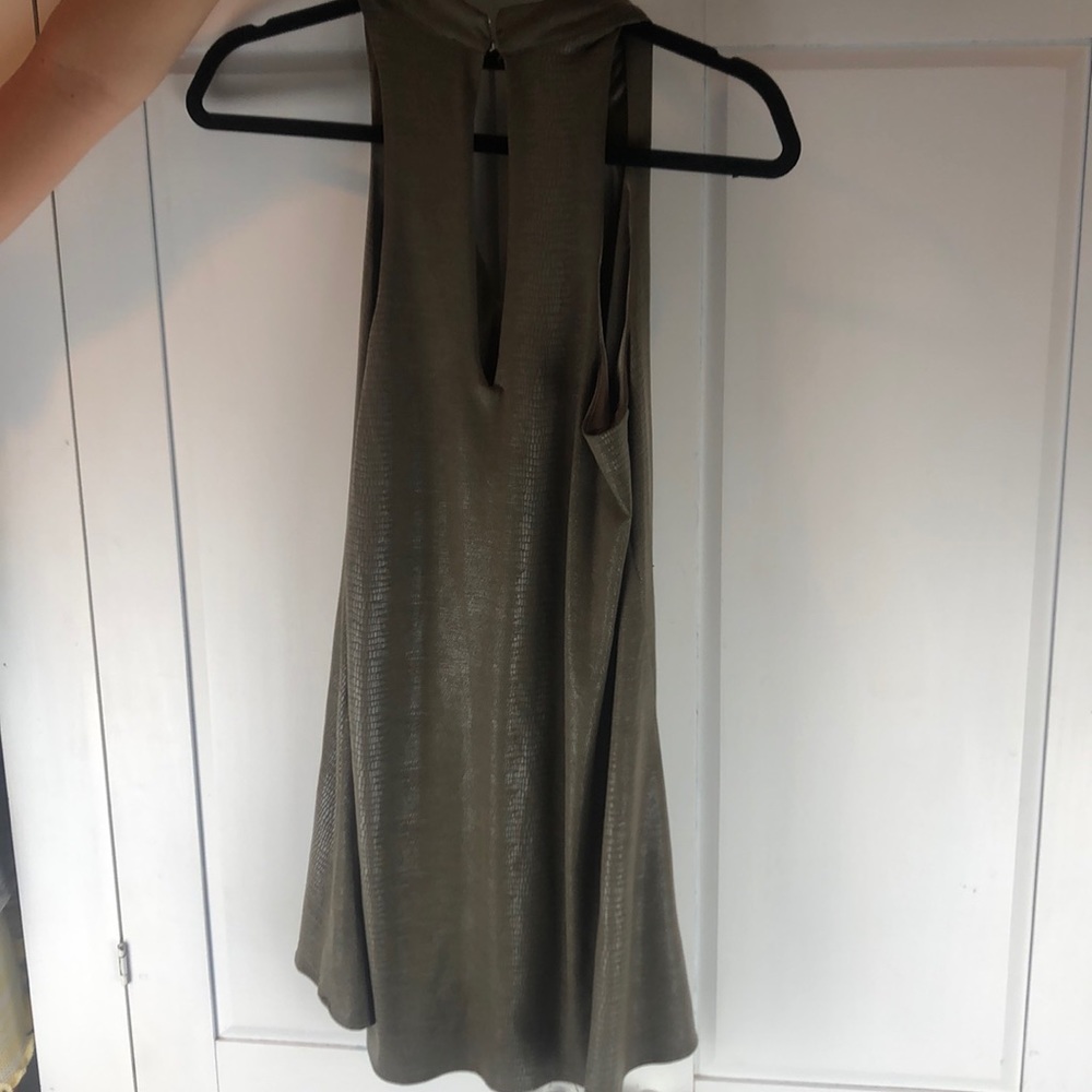 Green snakeskin dress - Picture 3 of 4